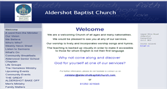 Desktop Screenshot of aldershotbaptistchurch.com